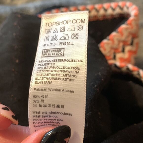 TopShop Chevron Bodycon Dress - Picture 6 of 6